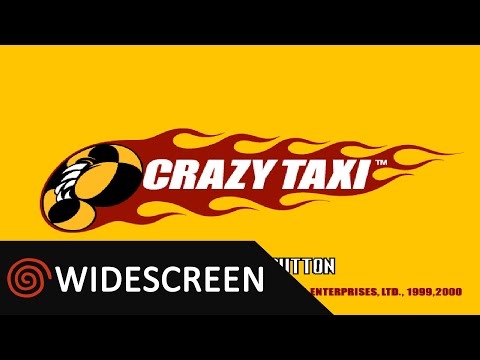 Crazy Taxi - Sega Dreamcast - Retroarch Flycast widescreen 『クレイジータクシー』