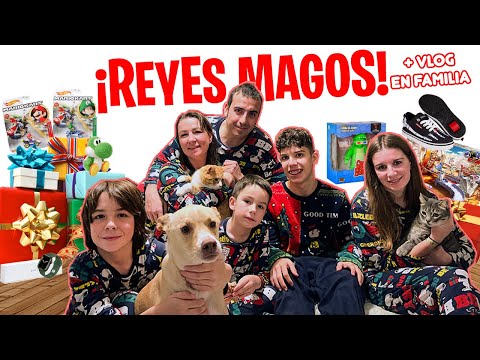 1 + 👨‍👩‍👧‍👦 ¡ABRIENDO  regalos 🎁 de REYES MAGOS ! + Vlog CABALGATA de VÉLEZ