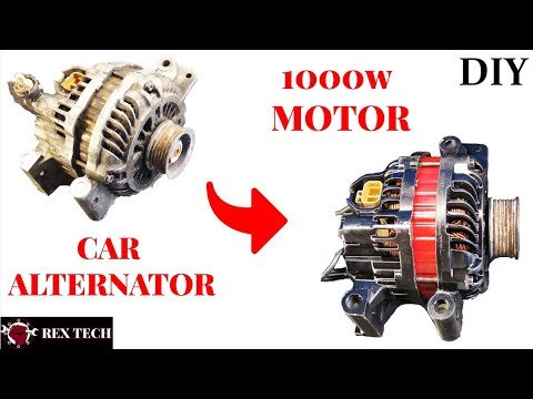How To Turn Car Alternator Into Powerful Motor