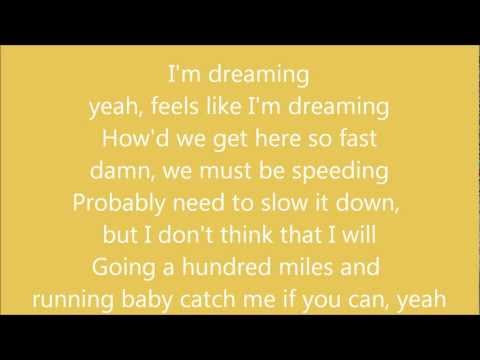 Kid Ink - Standing On The Moon Lyrics on screen (feat. Young Yerz) (Up & Away) 2012