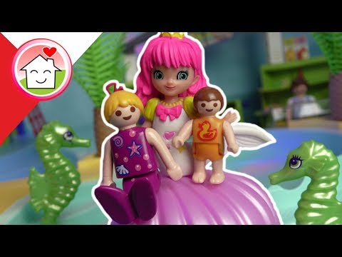 Playmobil po polsku Impreza dla syrenek w Parku Wodnym - Rodzina Hauserow