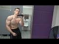 Teen bodybuilder workout!