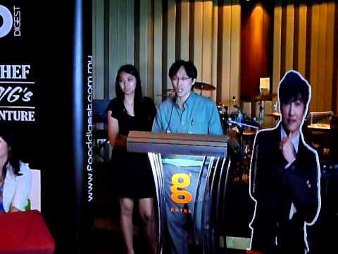 Foodtok founder Jacgy MC for the press conference