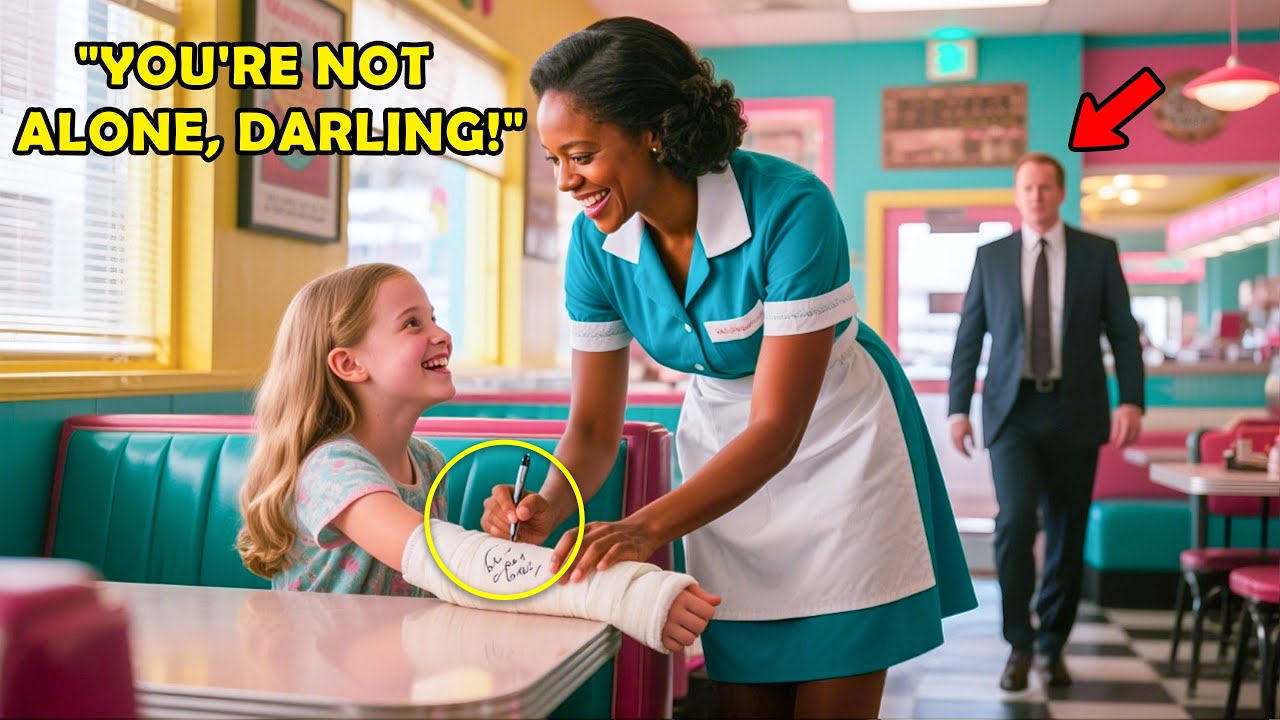 Poor Waitress Helps Lonely Child, Not Knowing Her Dad Was One of the Richest Men Alive