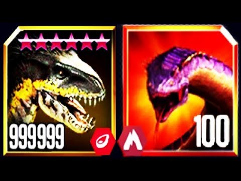 LEVEL 999999 INDORAPTOR vs LEVEL 100 OUROBOROS 66 (JURASSIC WORLD)