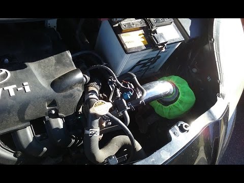 Weapon R Dragon intake install on 2009 Toyota Yaris base hatch