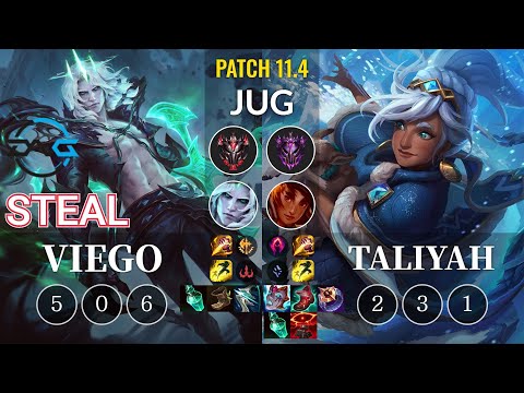 DFM Steal Viego vs Taliyah Jungle - KR Patch 11.4