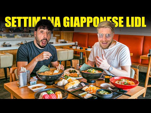 LET'S TRY ALL THE PRODUCTS FROM LIDL'S NEW JAPANESE WEEK - MAMMA MIA, A REAL PLEASURE!