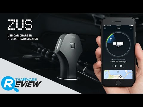 รีวิว Zus Smart Car Locator & Car Charger ที่ชาร์จในรถอัจฉริยะ ดูพลังไฟได้ ชาร์จแรง ระบุตำแหน่งรถได้