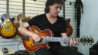 Video thumbnail for Leonardo Amuedo plays the Sadowsky Jimmy Bruno Model. by Sadowsky Guitars