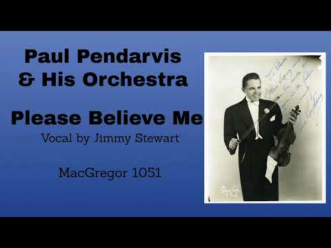 Paul Pendarvis and his orchestra - Please Believe Me