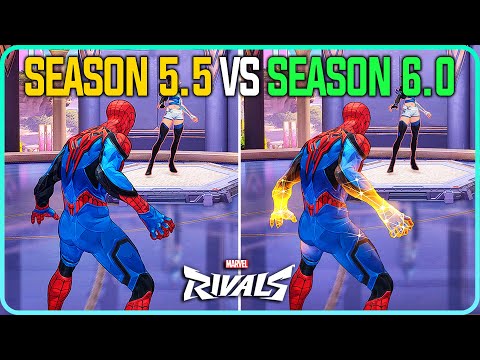 All Hero Changes Comparison – Season 6 Balance Patch | Marvel Rivals