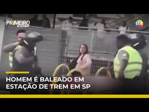 Homem é baleado dentro de trem da Linha 8-Diamante na Grande SP | #PrimeiroImpacto