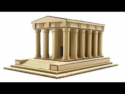 How to get a temple of ancient greece cardboard (Greece temple ma.
