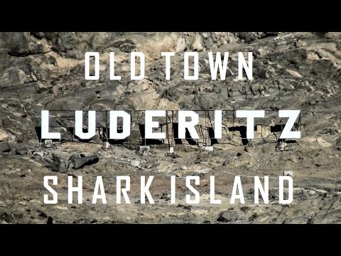 Luderitz video: old town, harbour and Shark Island in Namibia, southern Africa