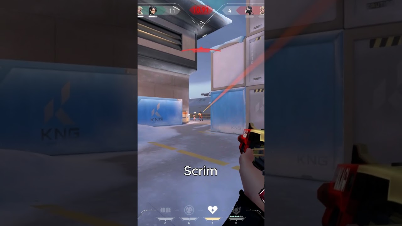 Rank Vs Scrim #valorant