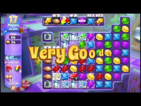 Wonka's World of Candy Level 580 - NO BOOSTERS + FULL STORY 🍫 | SKILLGAMING ✔️