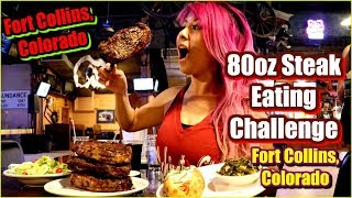 80oz. Steak Eating Challenge in Fort Collins, Colorado | #CrazyMagicTour - RainaisCrazy