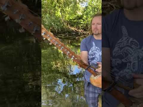 Kamale Ngoni (African harp) in the water