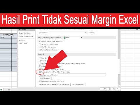 Hasil Print Tidak Sesuai Margin Excel