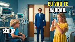O filho surdo do milionário tinha perdido a esperança — até que a menina sussurro “Eu vou te ajudar”