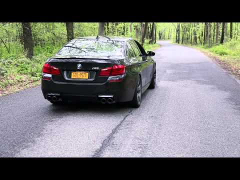 BMW 2013 F10 M5 Akrapovic Titanium Exhaust System with Carbon Fiber Tips