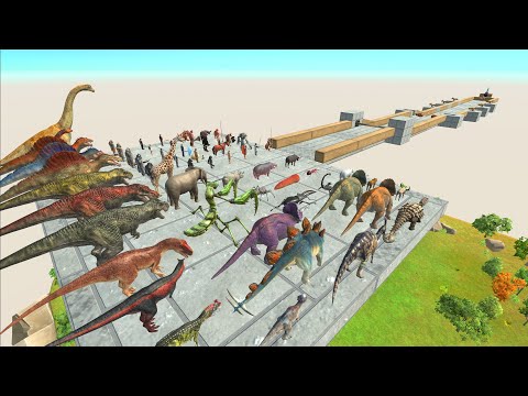 All Unit Run Obstacle Deadly Traps - Animal Revolt Battle Simulator