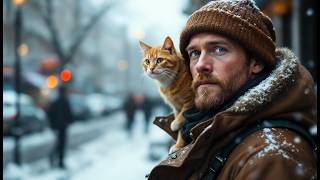 Homem de rua e seu amor por um gato: uma história de coragem no Natal