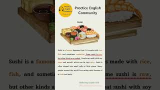 15 Minutes of English Listening Practice Listen and Learn Improve Your Skills With Sushi  #english