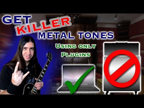 How to Get KILLER Metal🤘 Guitar 🎸tones! Using only PLUGINS No EXPENSIVE and LOUD Amps! 😉💪