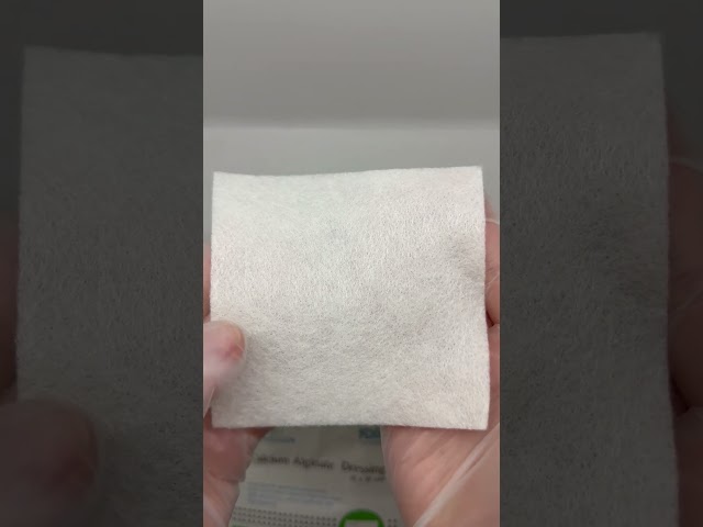 Vídeo relacionado con Paquete de 10 apósitos de alginato de calcio de baja adherencia para heridas de 10 cm x 10 cm