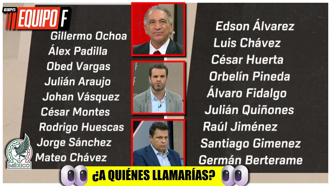 MÉXICO MUNDIAL 2026 ¿Cuáles jugadores faltan y quiénes sobran en la lista de AGUIRRE? | Equipo F