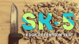 Edge Retention Test: SK5 Carbon Steel on Hultafors