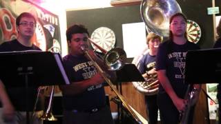 "Move It Move It" played by Vanguard Brass at Packy's WEST BOCA HIGH