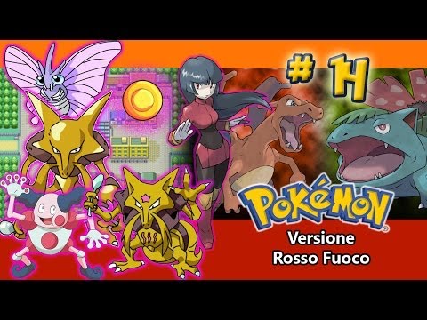Pokémon Rosso Fuoco ITA - Parte 14 "Zafferanapoli e la palestra di tipo Psico"
