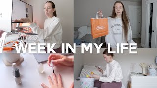 a PRODUCTIVE work week in my life as a content creator! | filming, client meetings, real life!!
