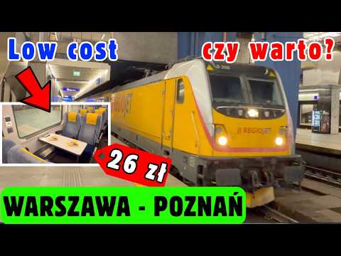 RegioJet low-cost travel Warsaw - Poznań - not everything worked out!