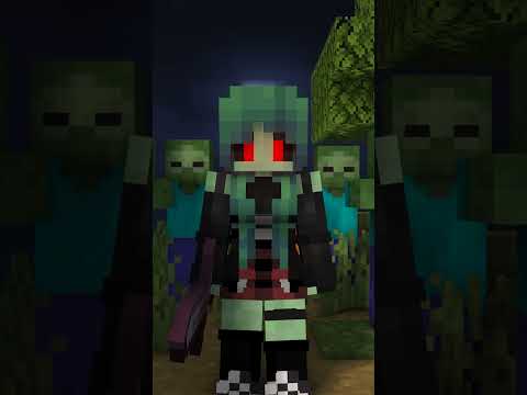 Zombie Girl Revenge - minecraft animation #shorts