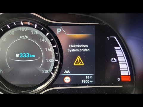 Hyundai Kona EV 2020 Fail: "Elektrisches System prüfen".