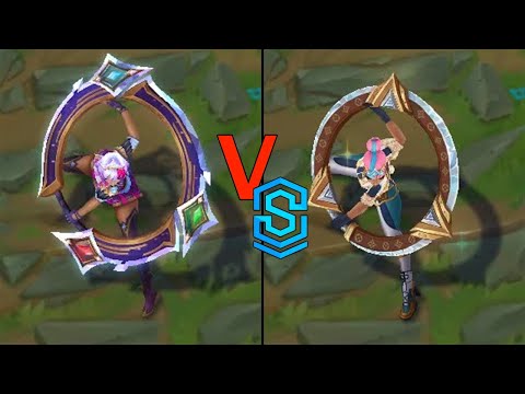 Prestige True Damage Qiyana VS Prestige Battle Academia Qiyana