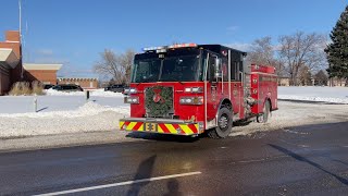 Brooklyn Park Engine 3 Responding with North Ambulance