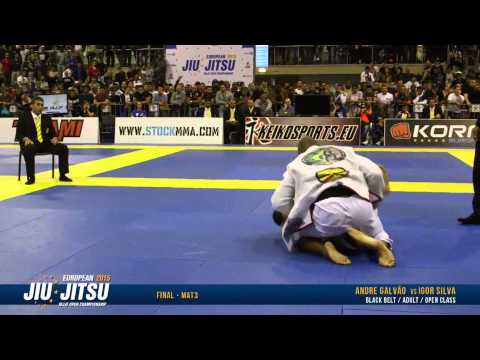 European Open 2015 Black Belt FINALS: Adult Male - Open (Andre Galvão vs. Igor Silva)