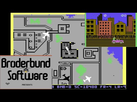 [C64] Raid on Bungeling Bay Longplay - Walkthrough  and Explanation of the Bombing Order