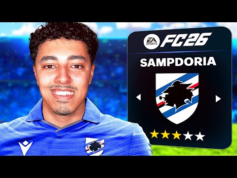 I'm the new Sampdoria Manager on FC 26!