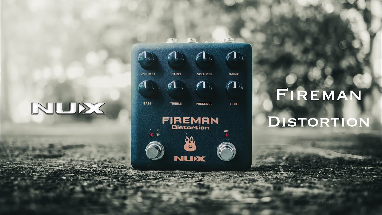 NU-X NDS-5 Fireman Dual Channel Overdrive / Distortion Pedal