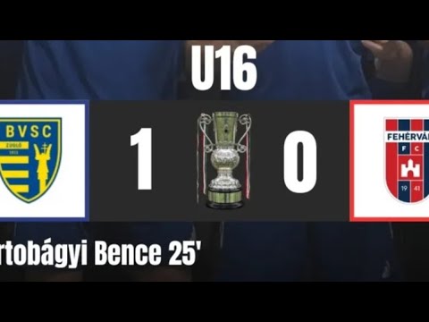 BVSC-Zugló-Videoton FC. Fehérvár Magyar Kupa U16  2025.10.30.