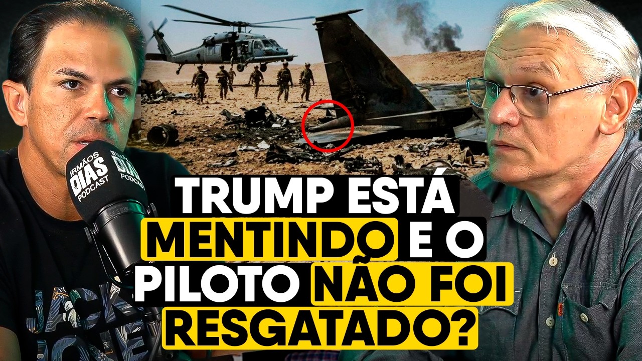 O RESGATE DO PILOTO DO CAÇA ABATIDO NO IRÃ FOI UMA FARSA? - ROBINSON FARINAZZO