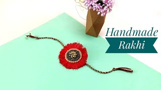 How to make Beautiful Rakhi at Home / DIY Easy Handmade Rakhi Ideas For Brother / #shorts