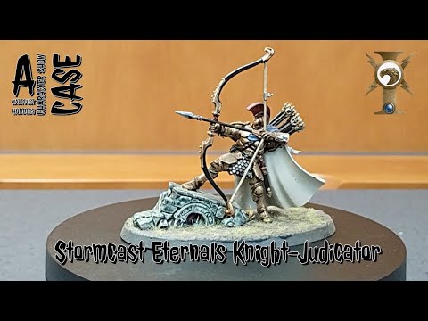 A WARPDUST HOBBIES CHARACTER SHOWCASE STORMCAST ETERNALS KNIGHT -JUDICATOR
