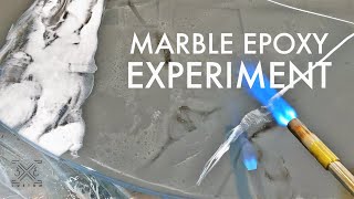 Experimenting with making EPOXY look like MARBLE